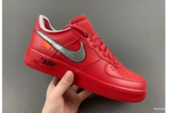 Force Air 1  Nike AO4297-600 Off-White Red   Low 0709